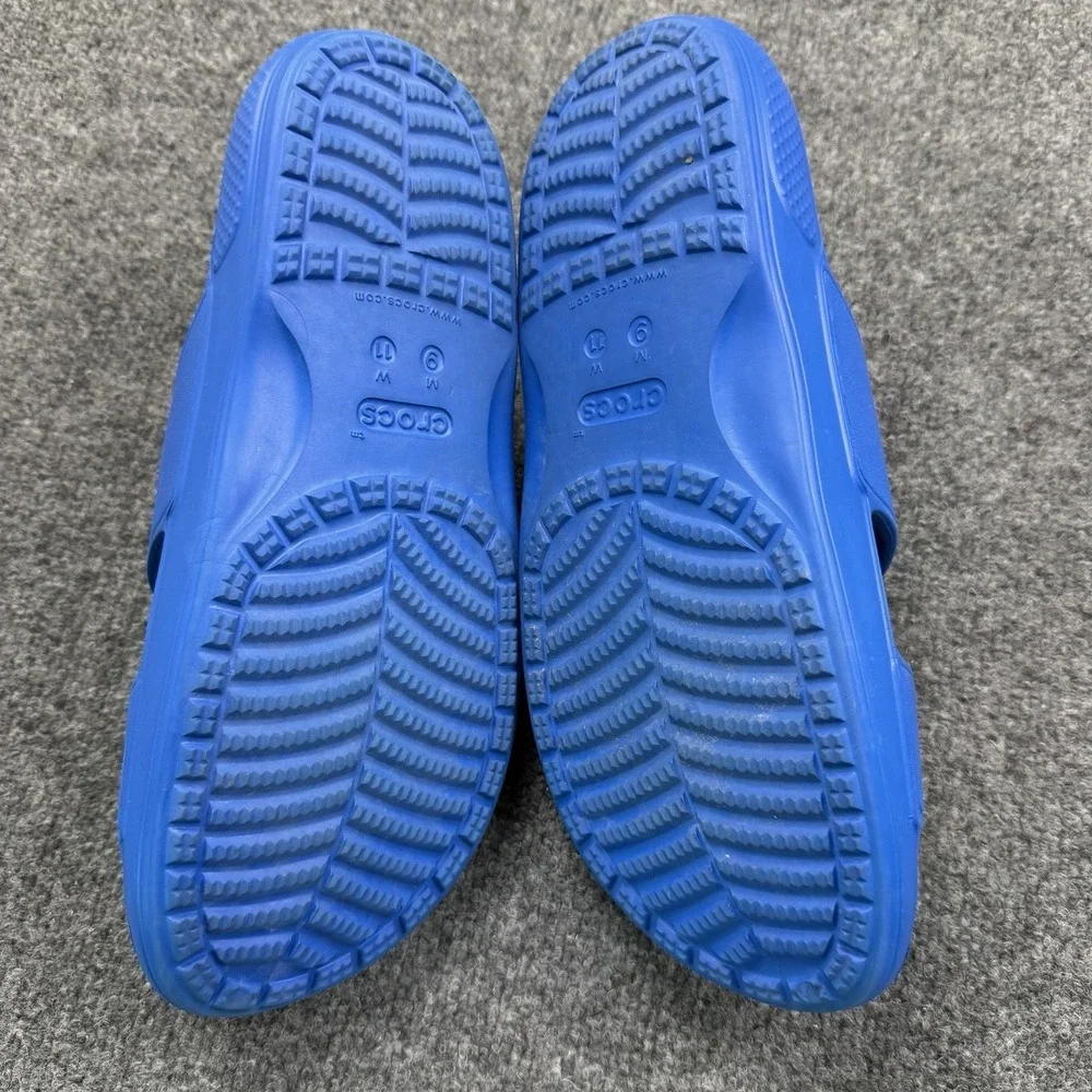Crocs Classic Comfort Slides Men's Sz 9 Women's‎ 11 Bright Cobalt Blue